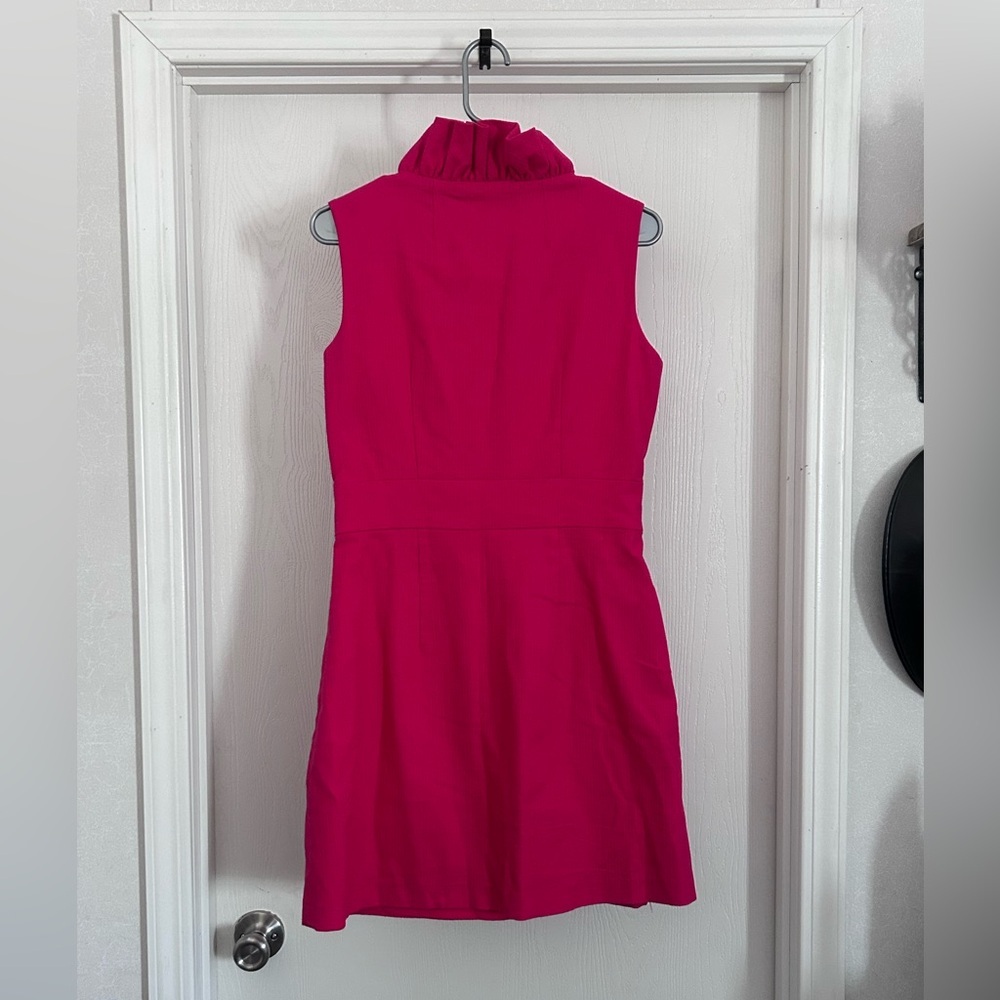Elizabeth McKay Fuchsia Ruffle Mini Dress - Picture 5 of 5